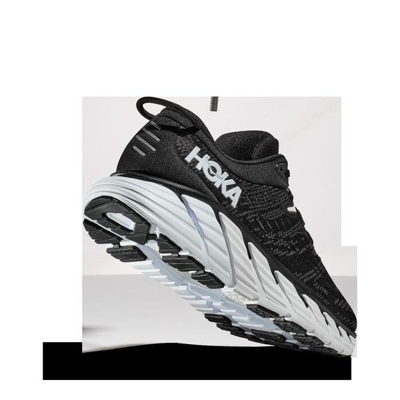 NEW HOKA women's gaviota 4 shoes in black white - Picture 3 of 4